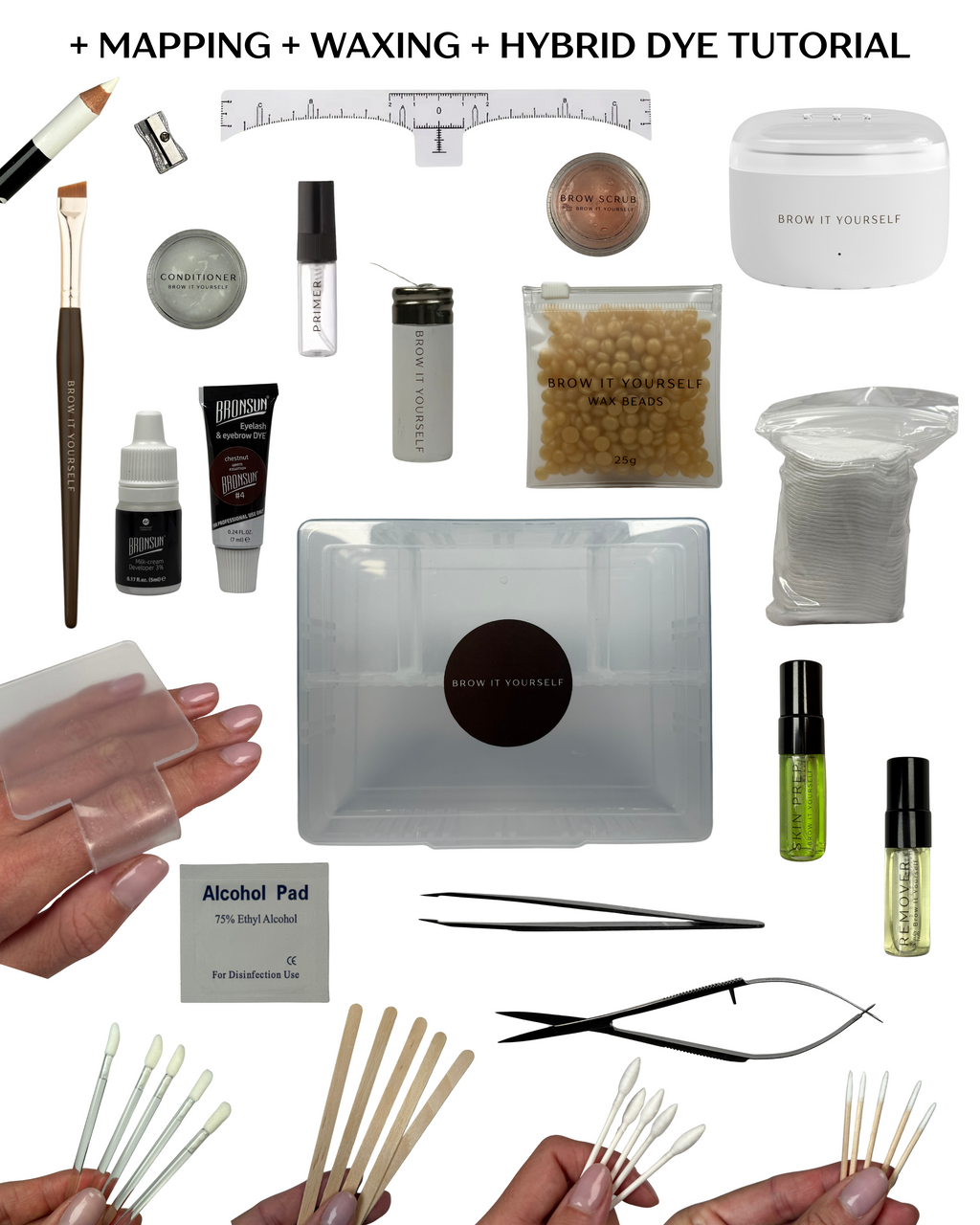 MAPPING + WAXING + HYBRID DYE KIT WITH TUTORIALS (RESTOCK OCT 6TH)