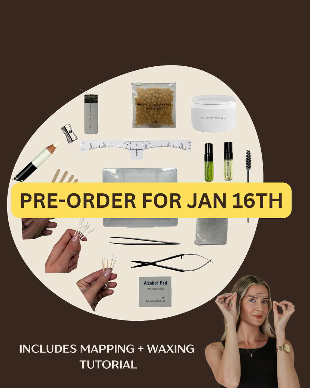 MAPPING + WAXING ONLY KIT WITH TUTORIALS (PREORDER JAN)